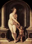 GOSSAERT, Jan (Mabuse) Venus and Cupid oil
